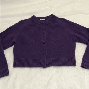 Purple GU Cardigan